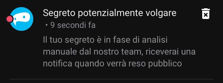 tua madre è volgare. Come può essere volgare un segreto in cui parlo dei miei capelli?