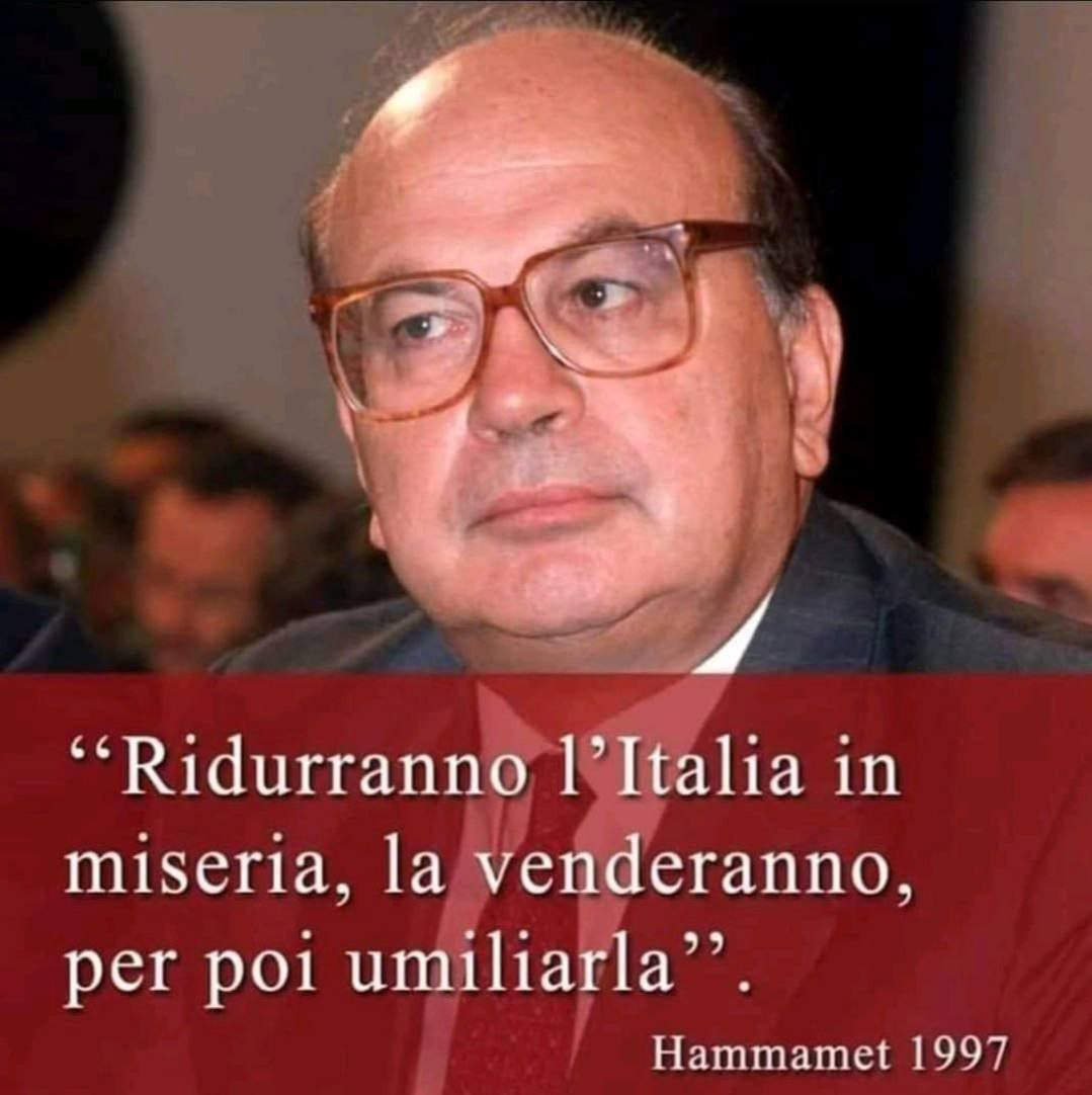 Craxi aveva predetto l'Italia governata dai 5 Stelle?