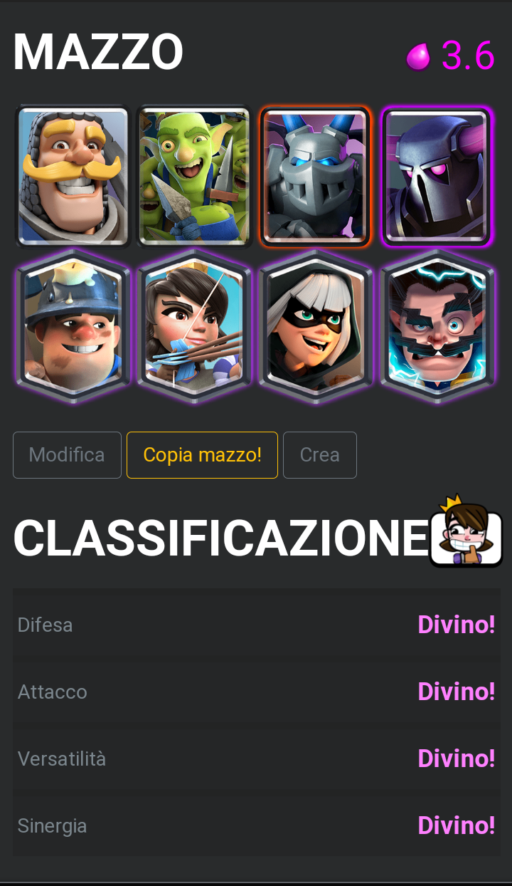 Boh, ho trovato un deck full divino e volevo mostrarlo a qualcuno