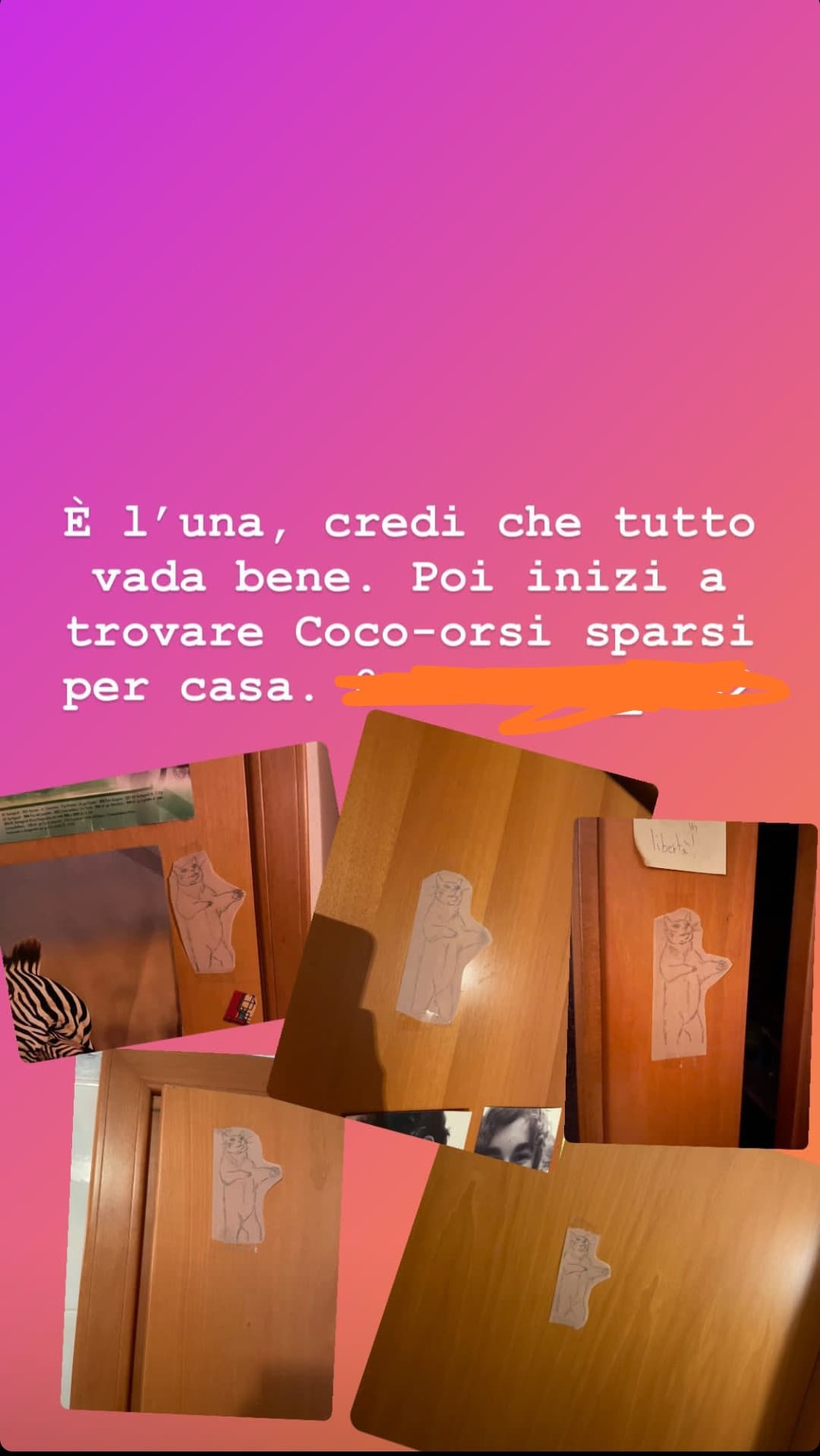 La storia instagram di mio fratello. Hehehe