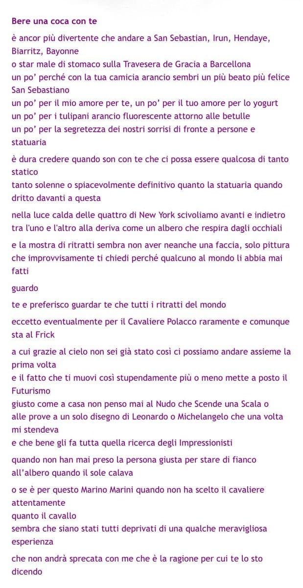 Poesia che mi prende dentro