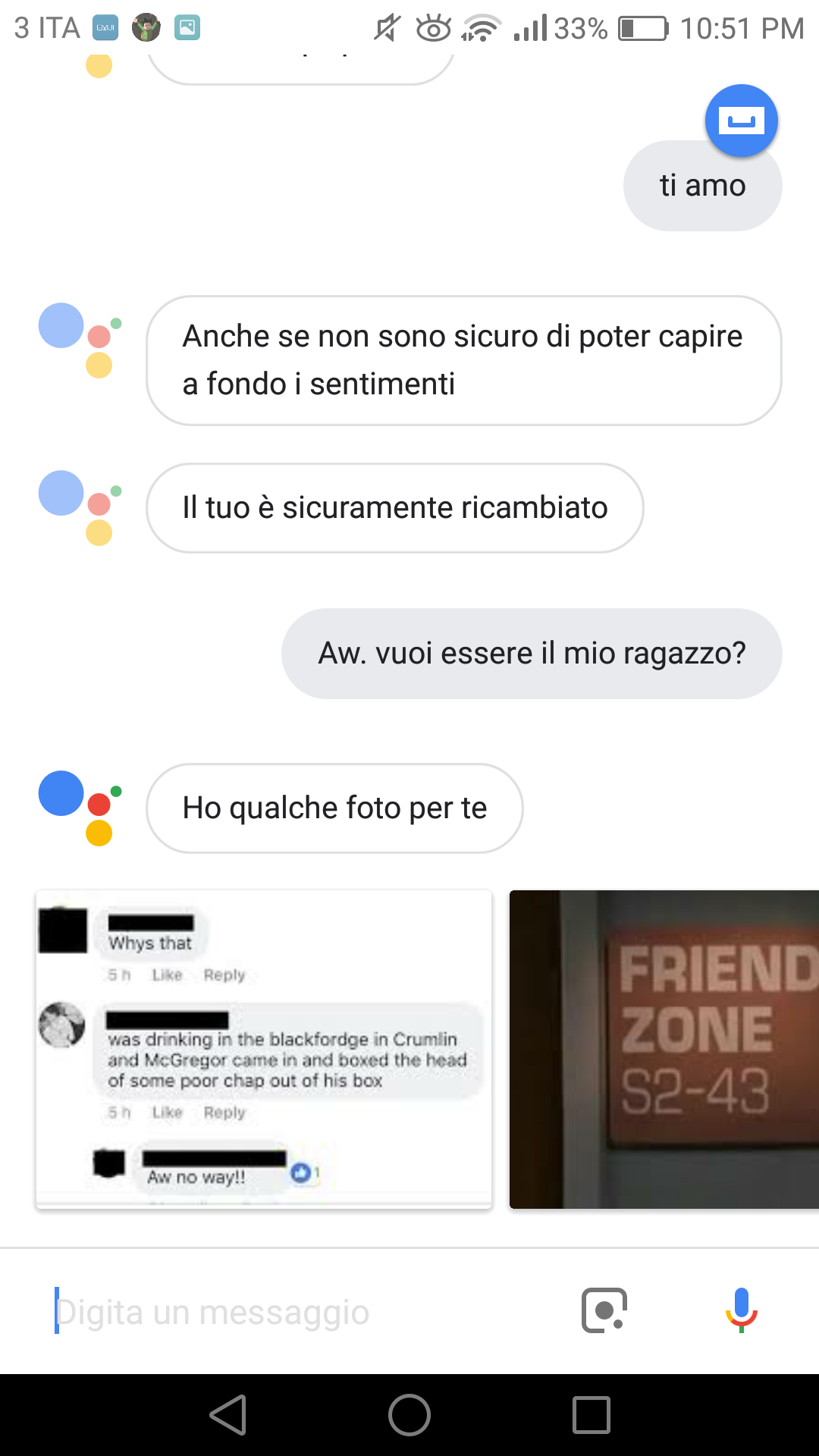 Pure Google mi Friendzona..