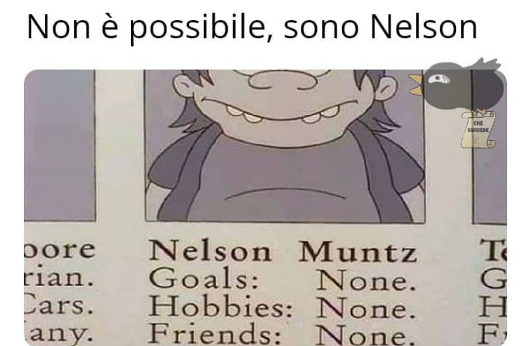 tutti un po' siamo nelson