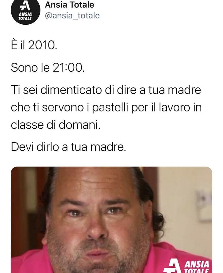 Spoiler: tua madre ti tira na ciabatta 