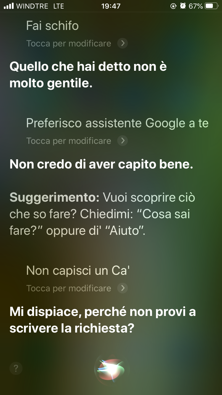 Siri mi sta sui coglioni, ora la tolgo e metro assistente Google (se posso)