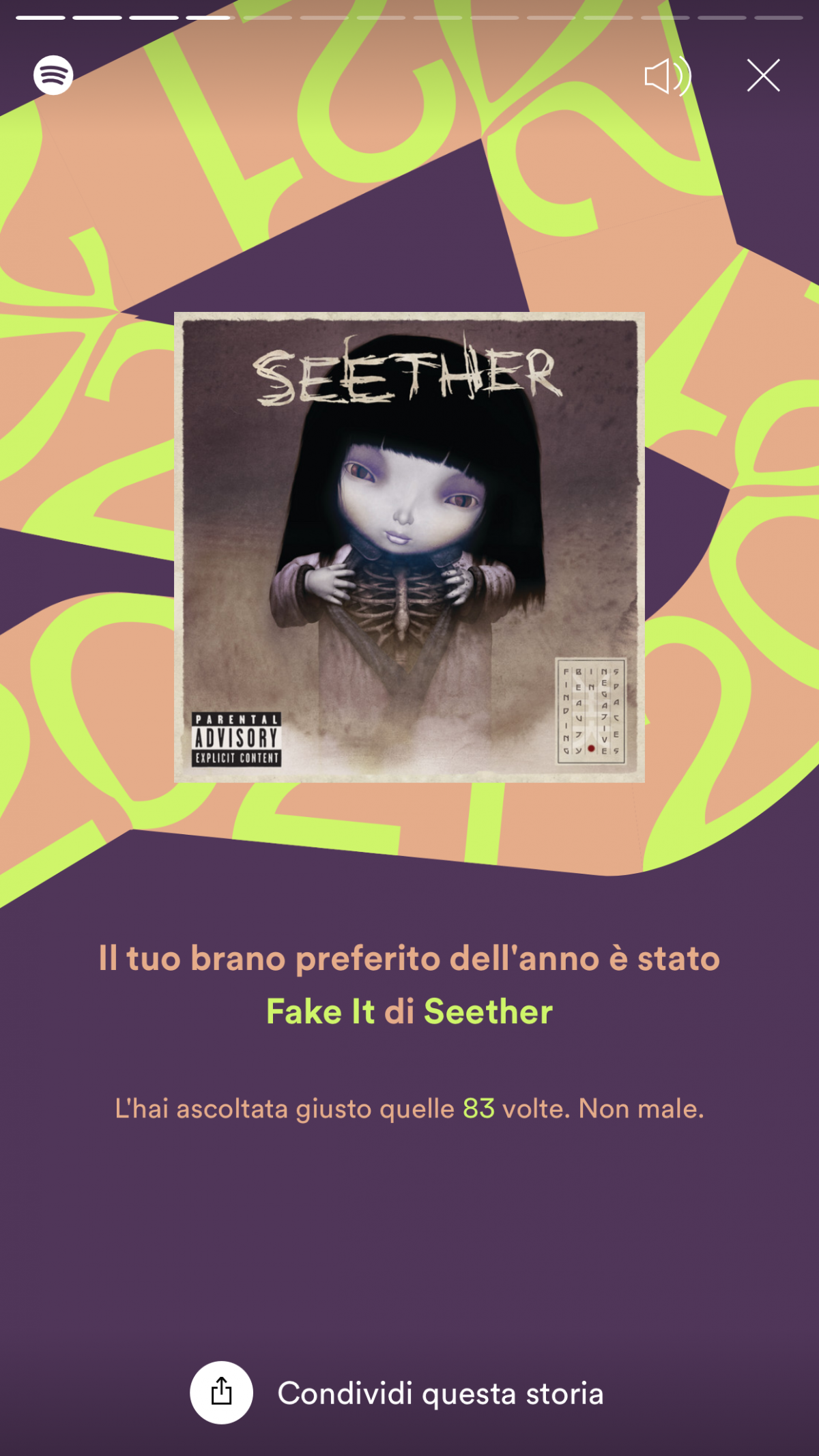 Sì Spotify, diciamo che non ho avuto molta scelta con la riproduzione casuale