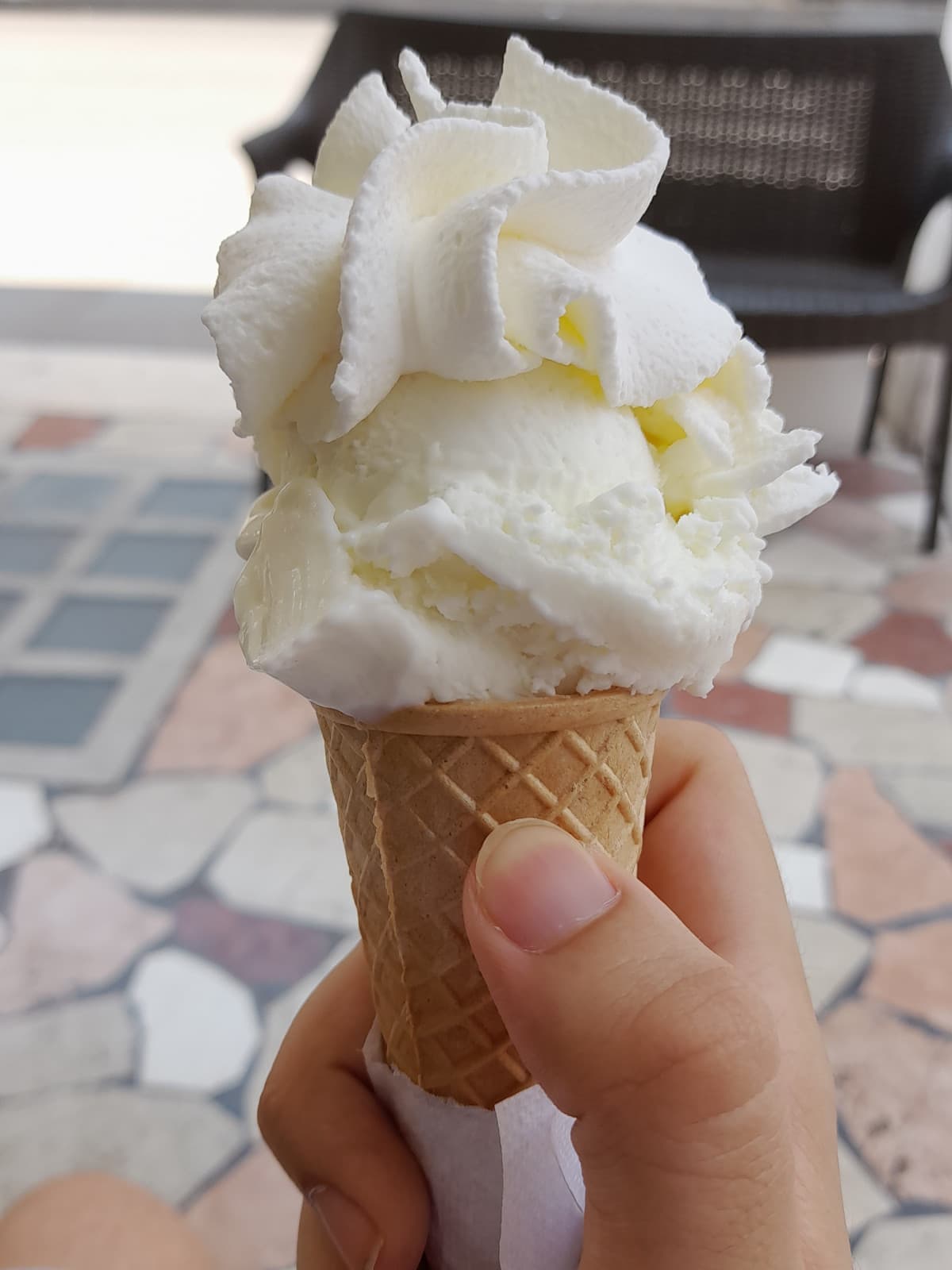 Gelato con la panna???