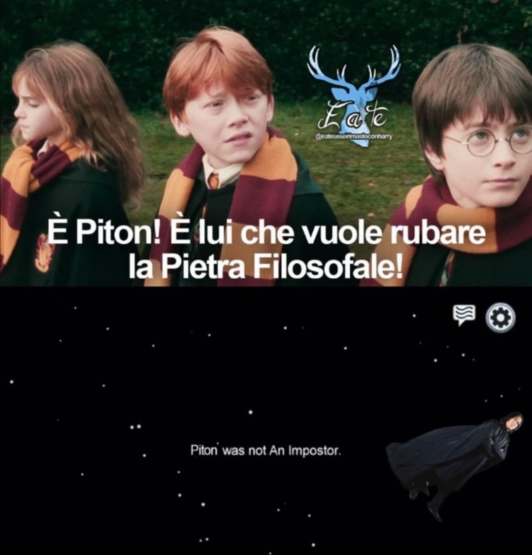 per i potterheads che giocano ad among us