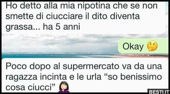 Non si se ridere o rimanere senza parole