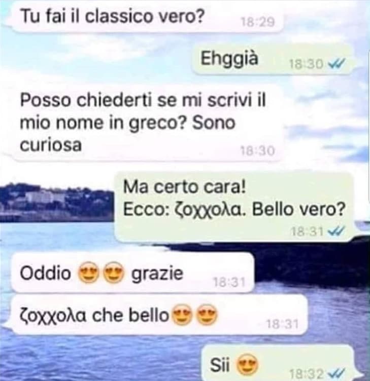 Io mi butto da un dirupo.