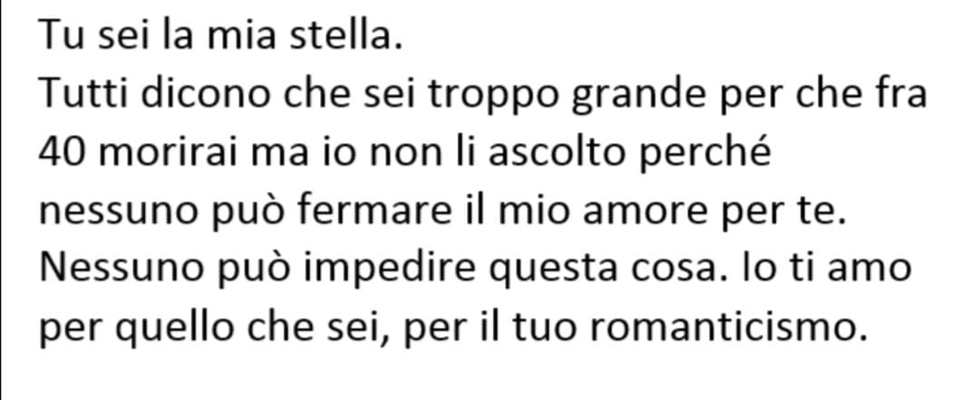 ATTENZIONE SE SEI SUSCETTIBILE A LIVELLO ECCESSIVO DI CRINGE IGNORA QUESTI SHOUT... sei sei rimasto: quando avevo 11 anni ed ero in prima media ero "innamorata" del mio prof di educazione fisica ultra 60enne e passavo le ore a scriverle questa specie di po