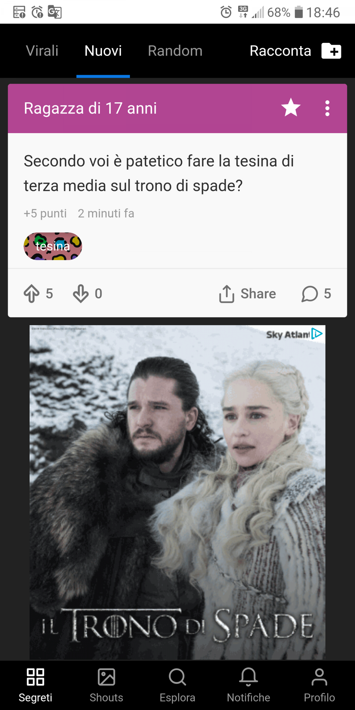 Secondo insegreto è perfetta come tesina