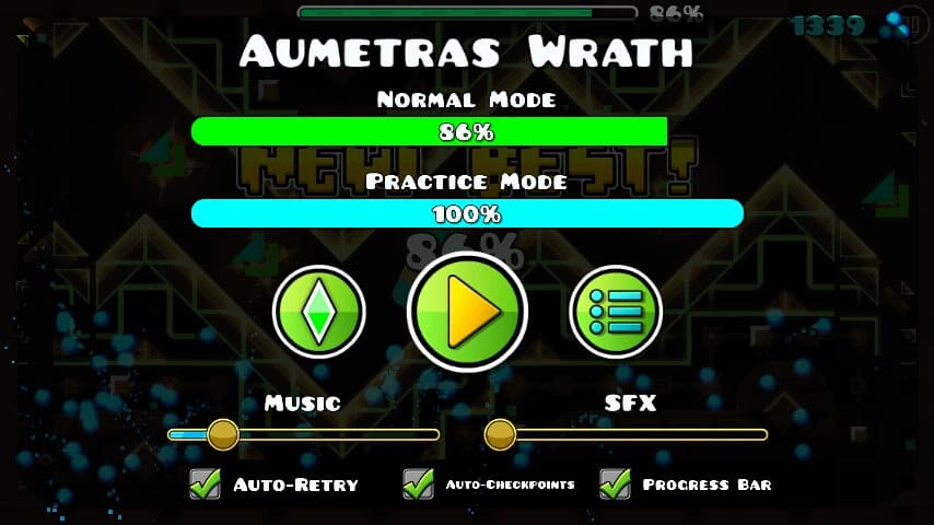 Aumetras Wrath 86%; (Progress #1)