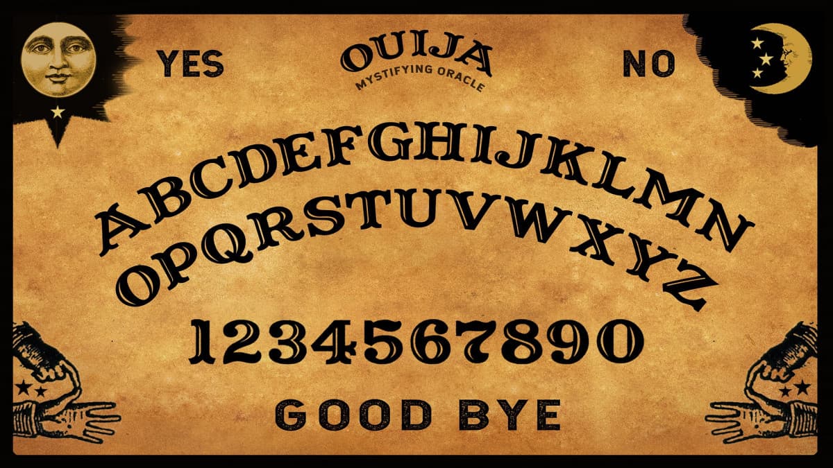 Gioco della tavola Ouija, edizione insegretiana, giù in descrizione per sapere le regole