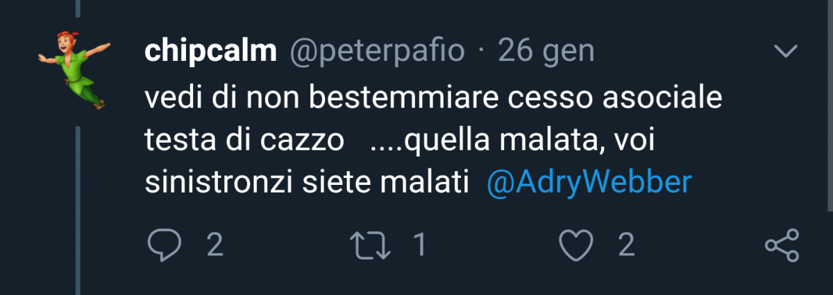 NON BESTEMMIARE EH, IO POSSO INSULTARE UNA RAGAZZINA CHE NON HA FATTO NULLA DI MALE, MA VOI N.O.N DOVETE BESTEMMIAREEEE (non sono io, è ironia)