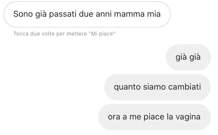 parlando con il mio ex 