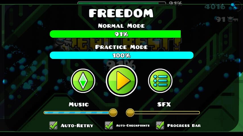 FREEDOM 91%