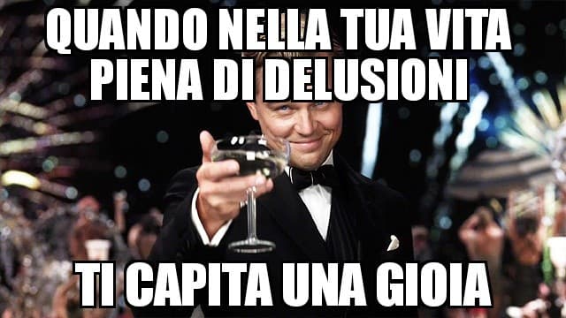 Eh una volta ogni tanto....