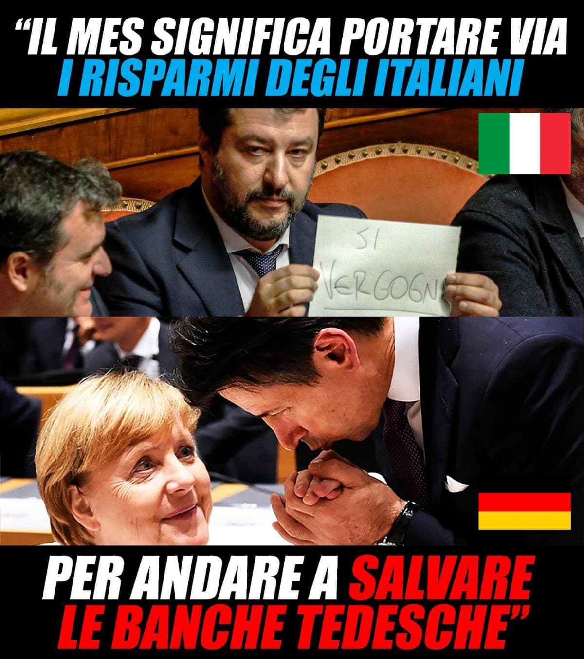 Vergogna Conte