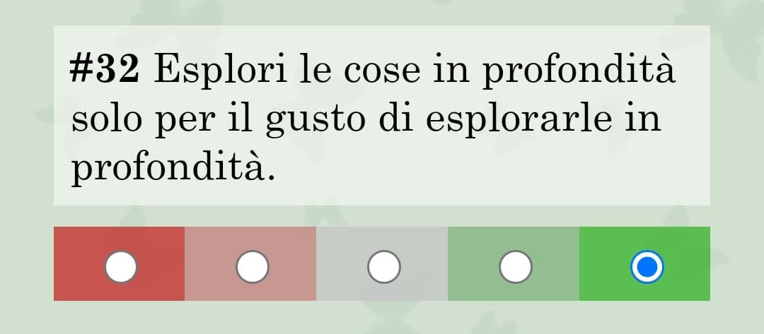 Ho fatto il test dell'MBTI, questo sono palesemente troppo io