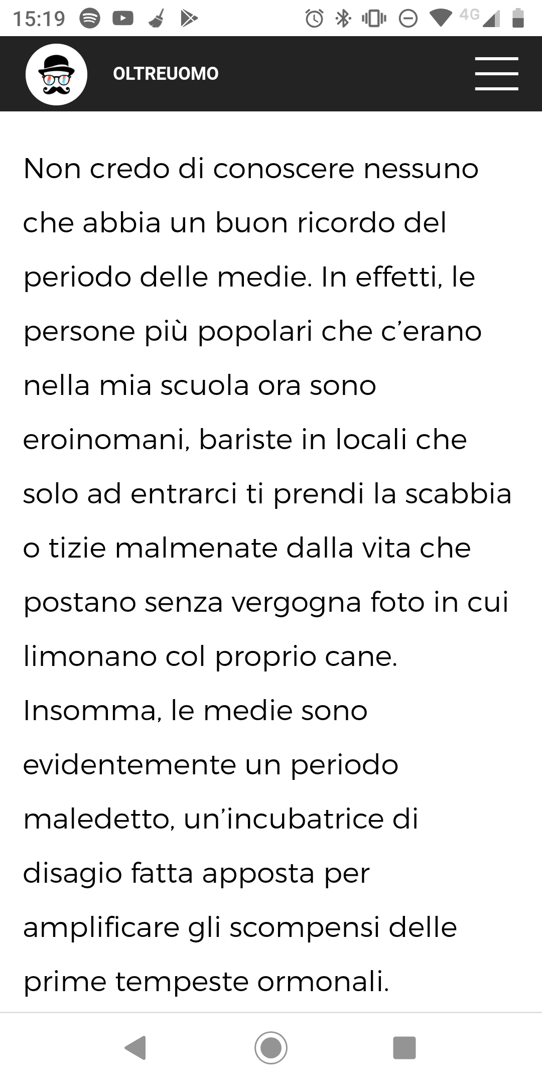 Tutti eroinomani, confermo. 