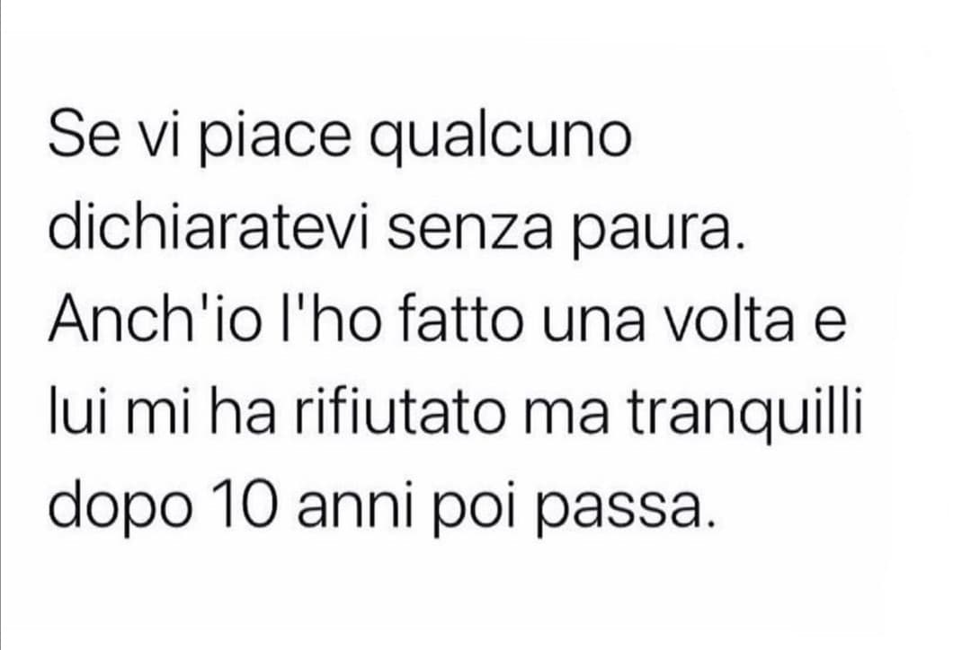 solo 10 anni, ma poi passa tranquilli