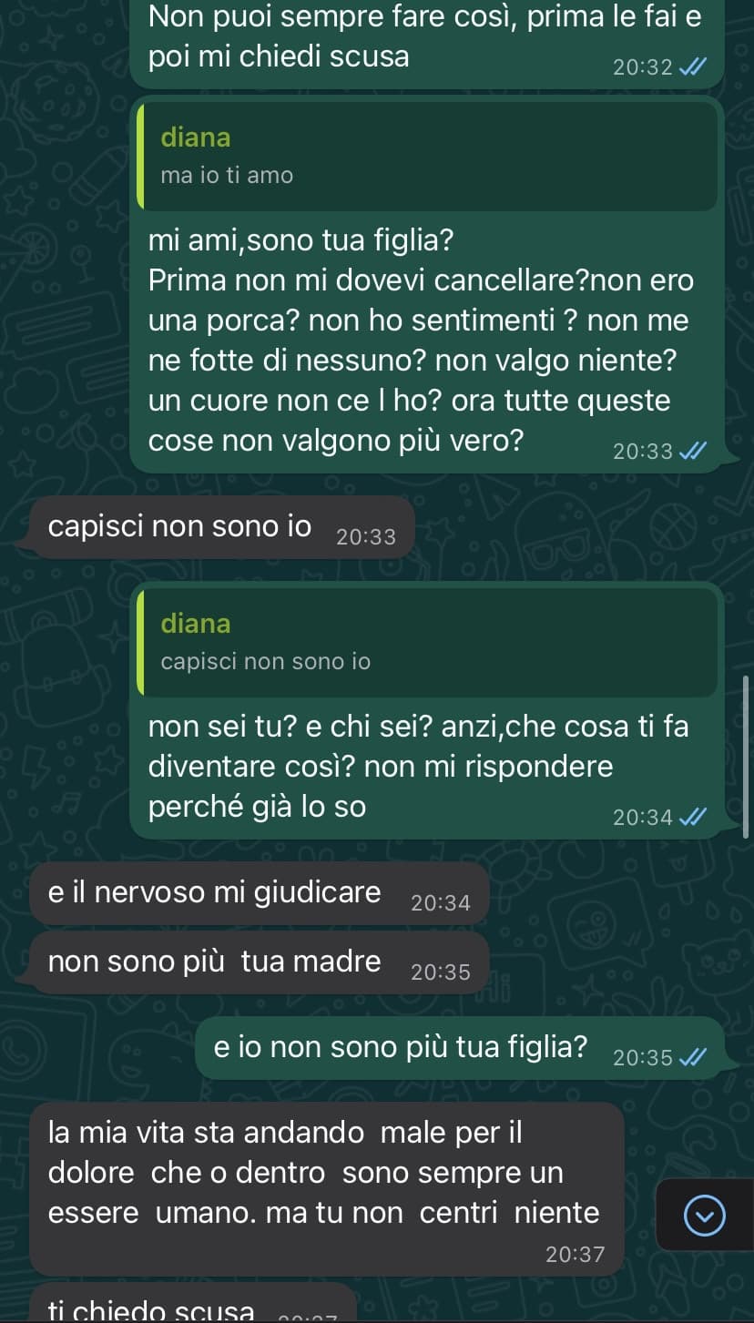 lasciate stare la sua grammatica perchè non è madre lingua,secondo voi ho sbagliato?