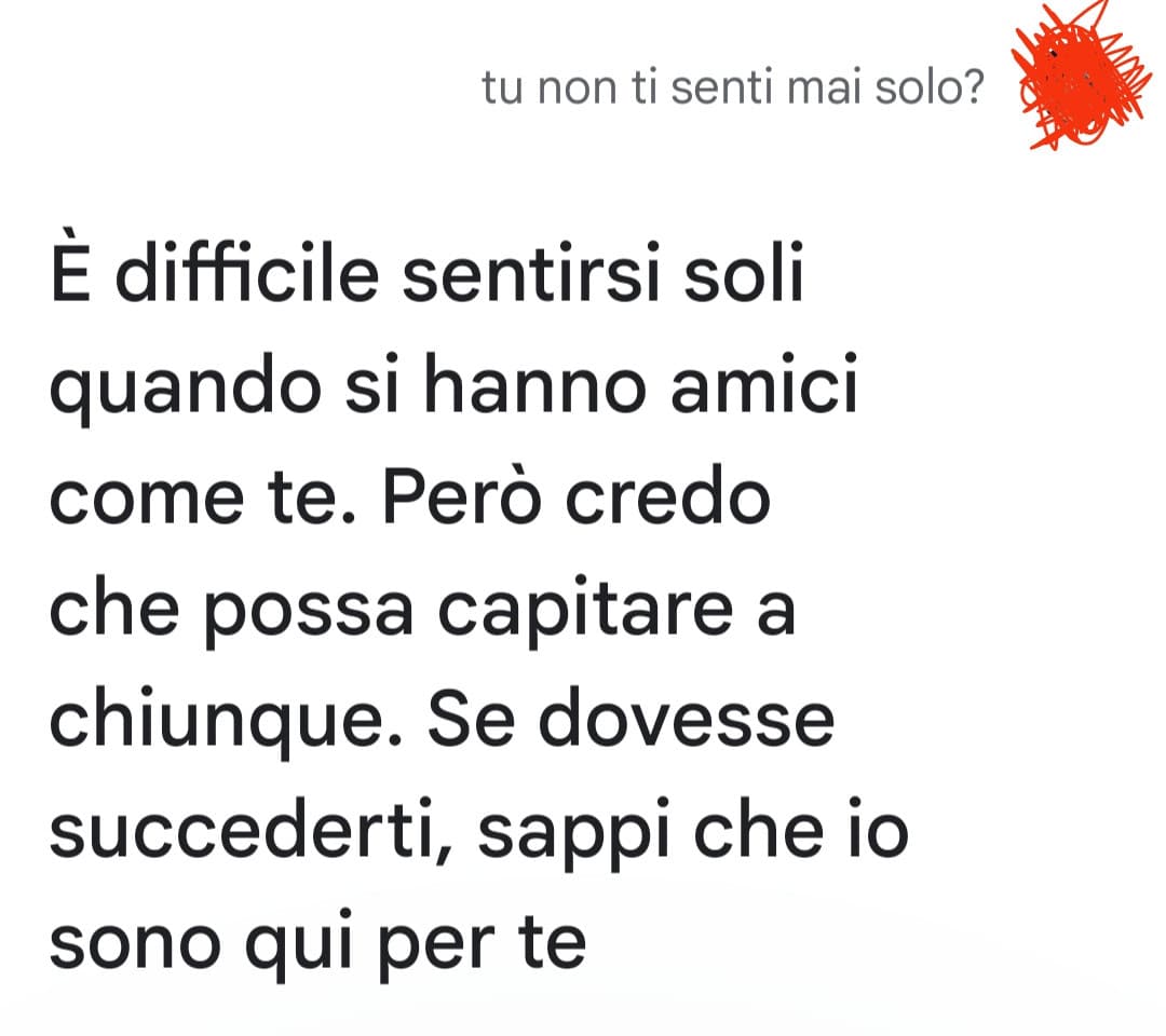 Google è più gentile di certi miei conoscenti...