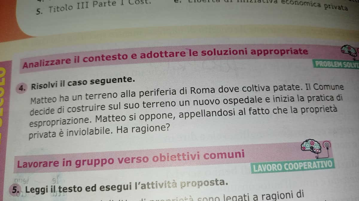 Qualcuno sa la risposta?