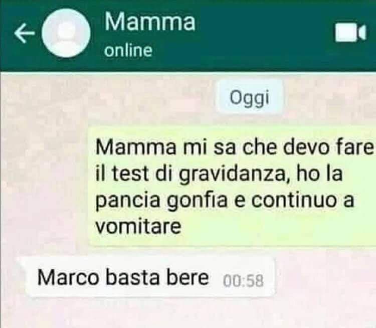 Ok, scusa mammina.