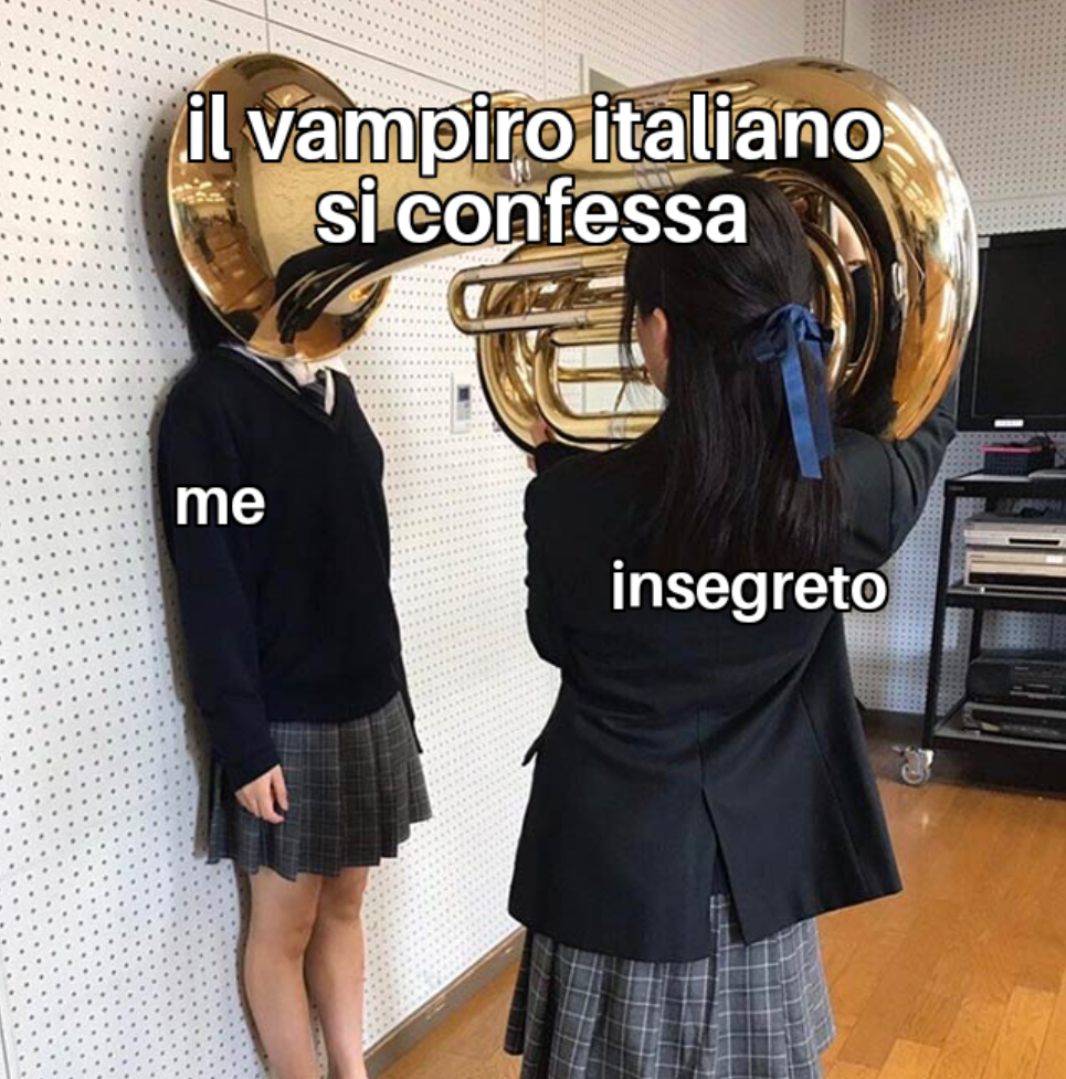 il vampiro italiano si confessa