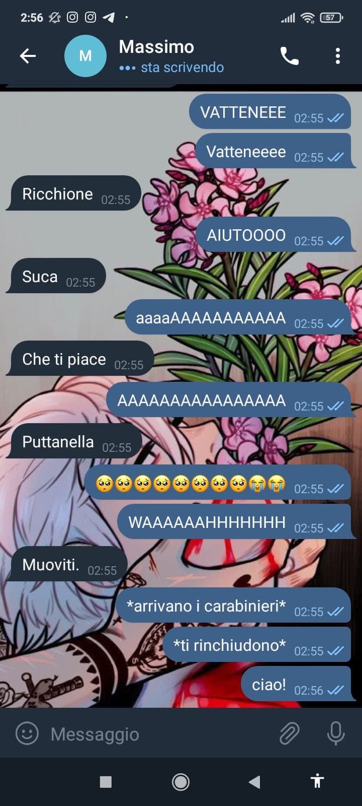 mi dispiace per massimo