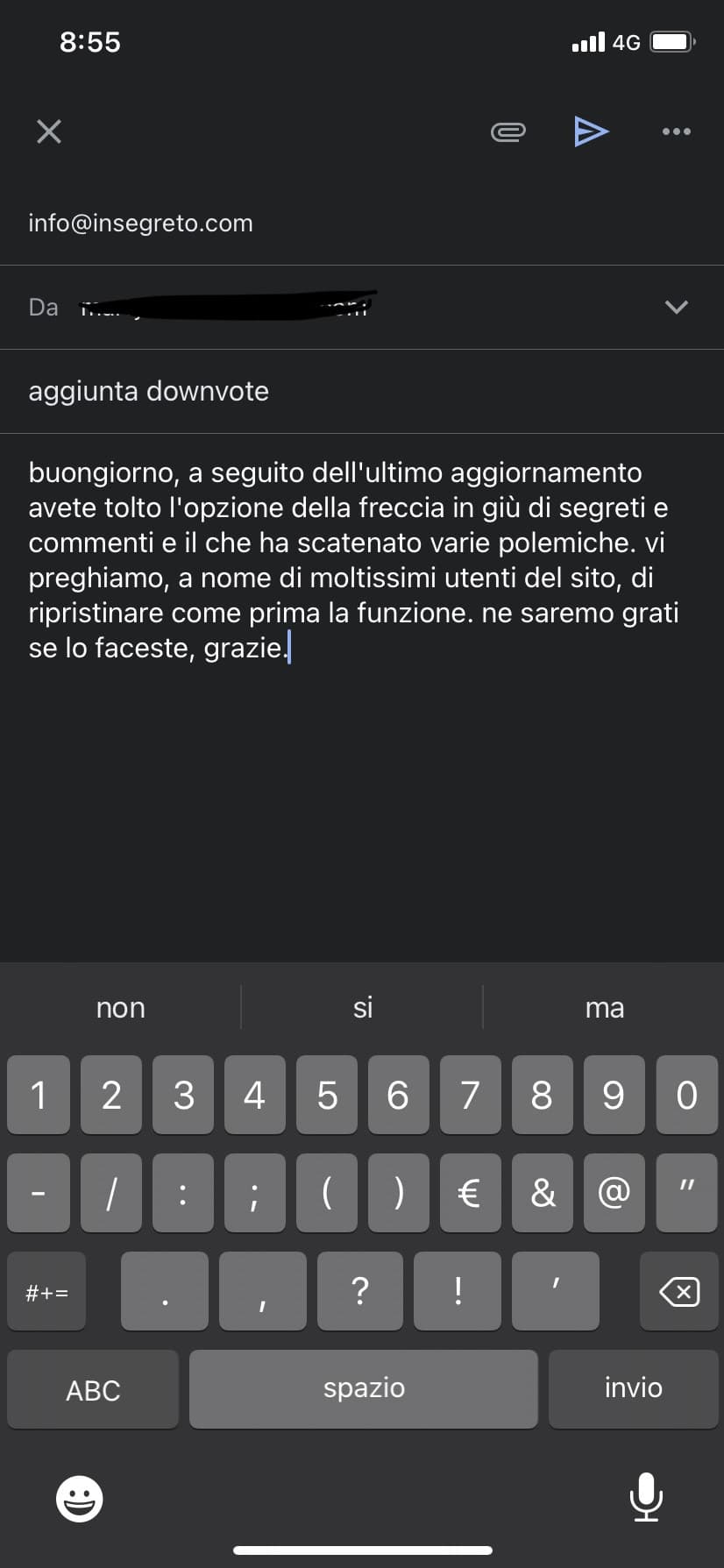 mettete i downvote grazie :)