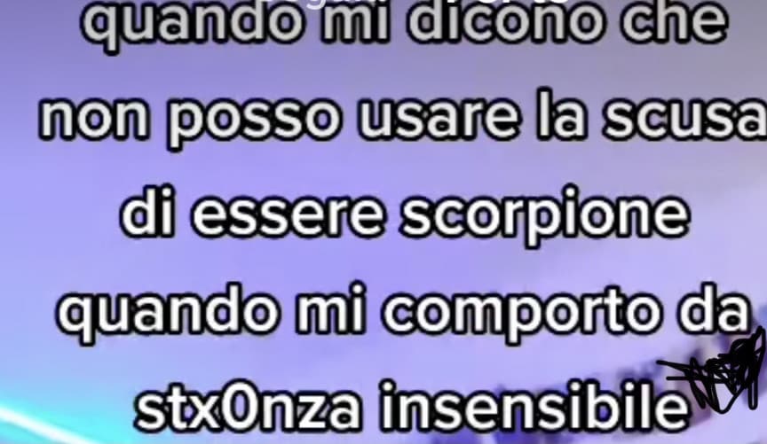 se uno/a giustifica i suoi comportamenti con il segno zodiacale si prende 2 manate ? 