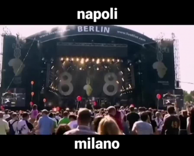 audioslave che suonano "napoli milano" al live 8 del 2005