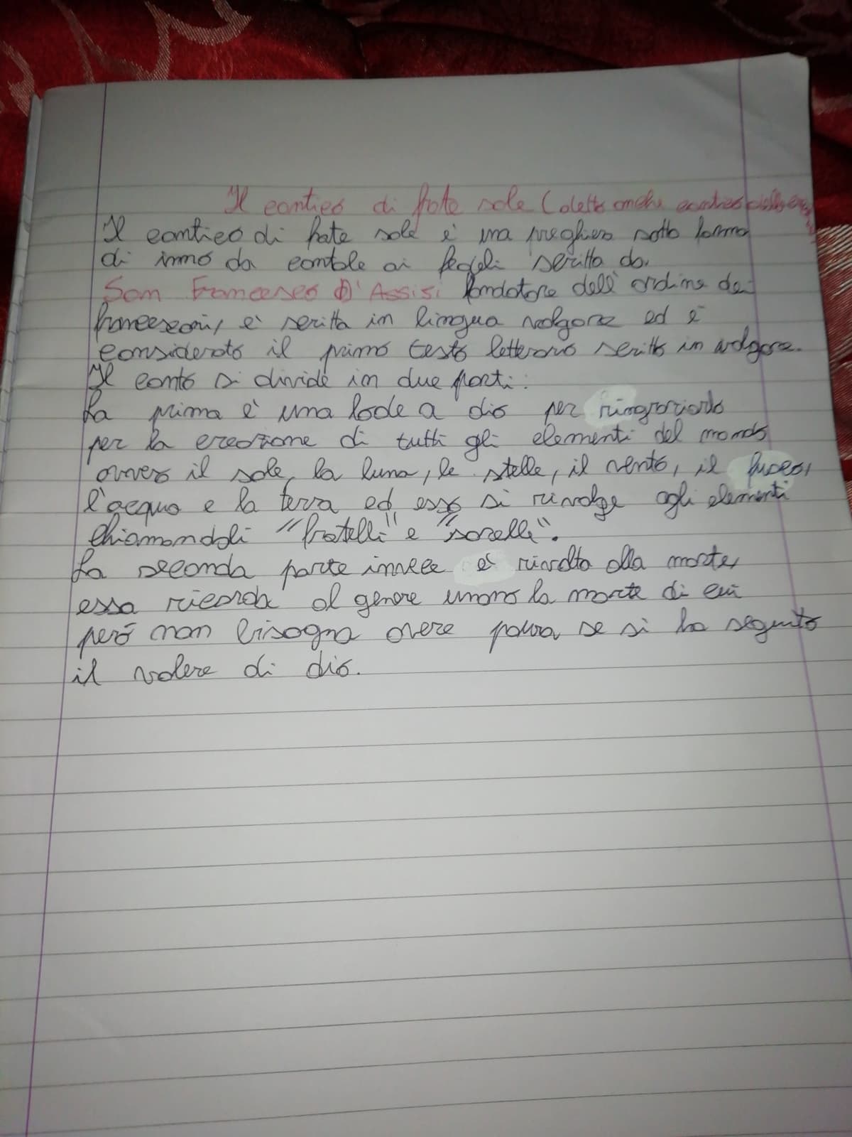 Quanto é brutta e disordinata la mia scrittura.. Consigli per migliorarla? 