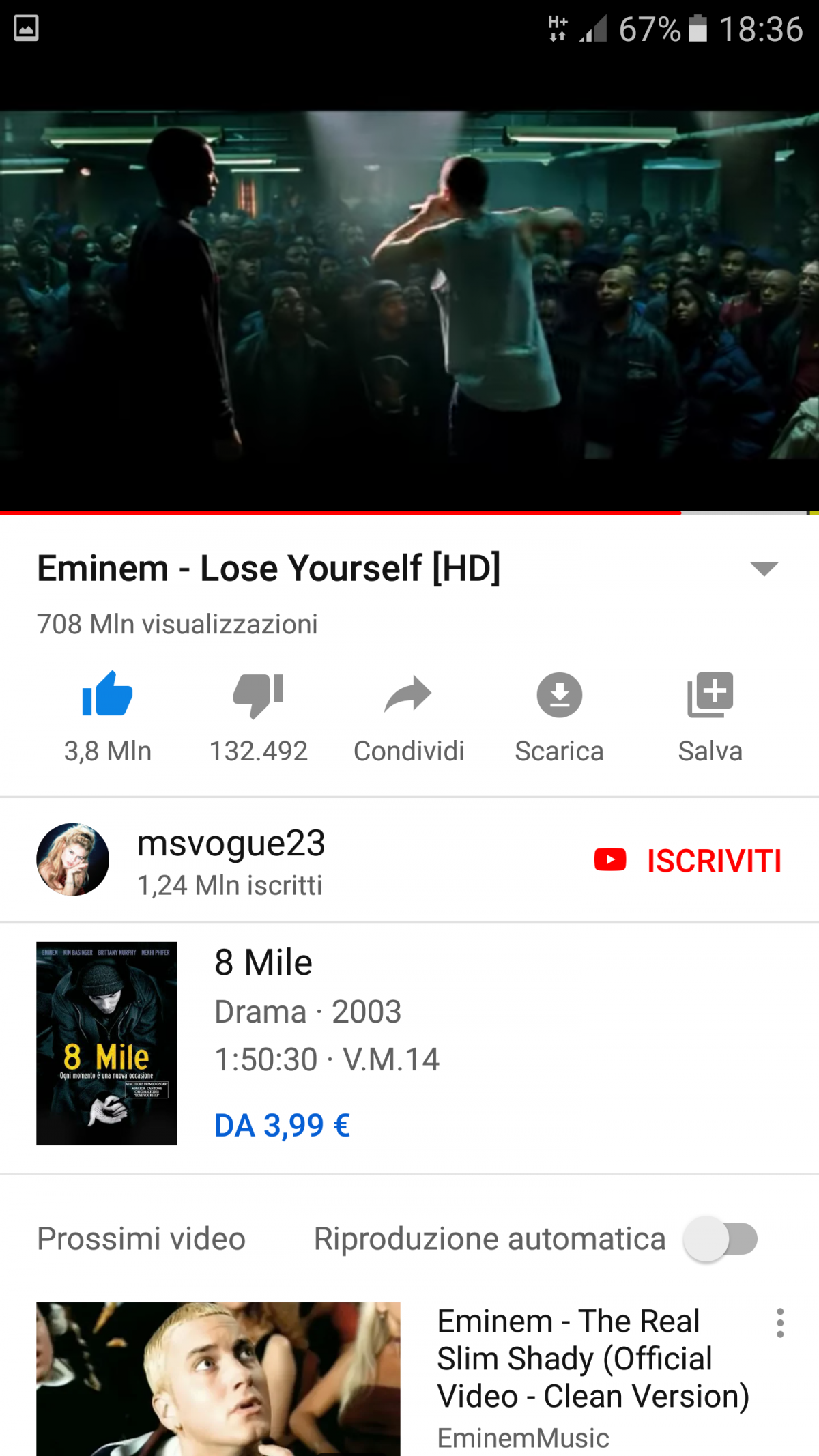 Vi esco la mia canzone preferita?