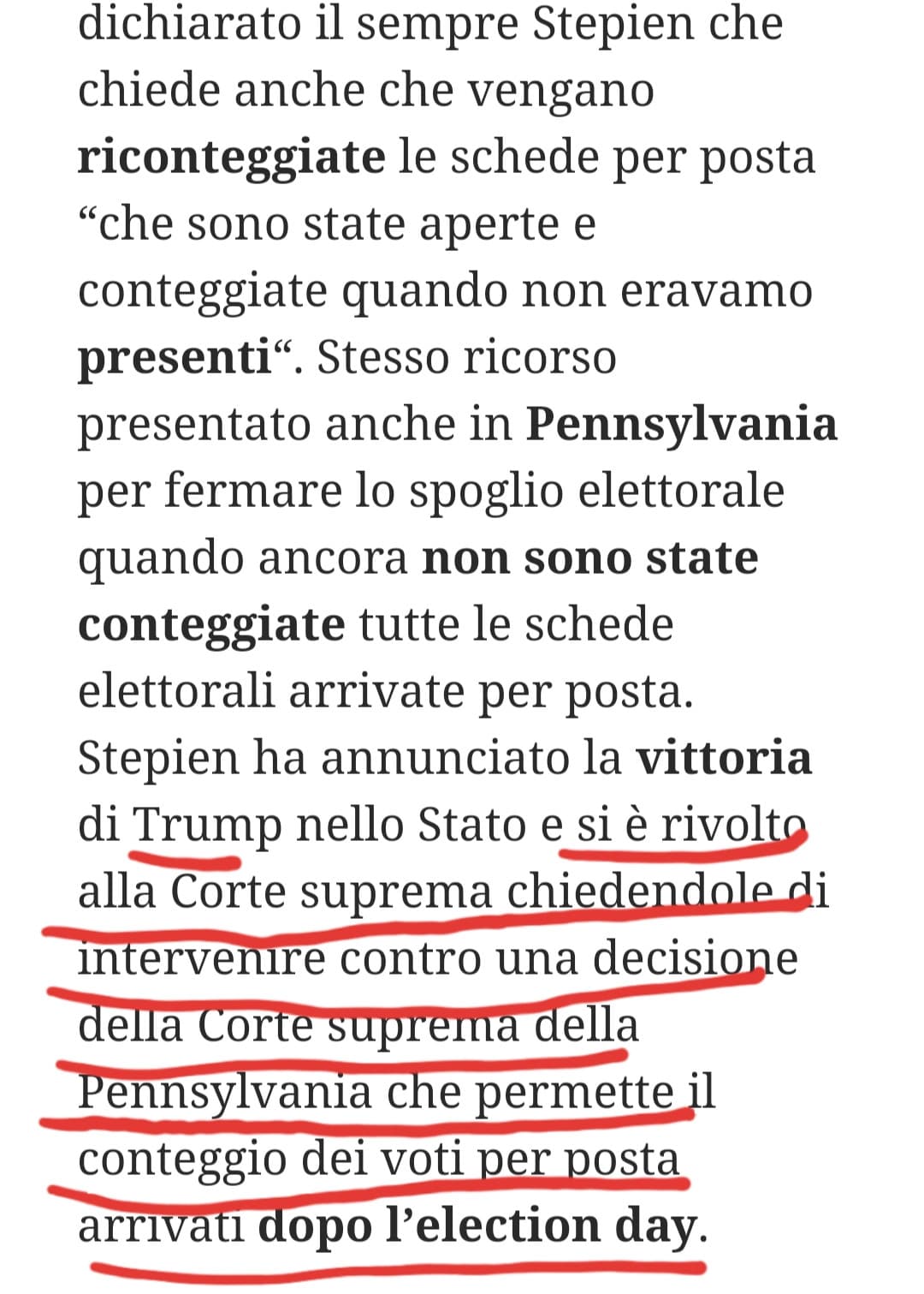 Quando uno ha paura di perdere... donald trump, il presidente più antidemocratico della storia degli Usa frigna come un bambino e non accetta la probabilità sconfitta