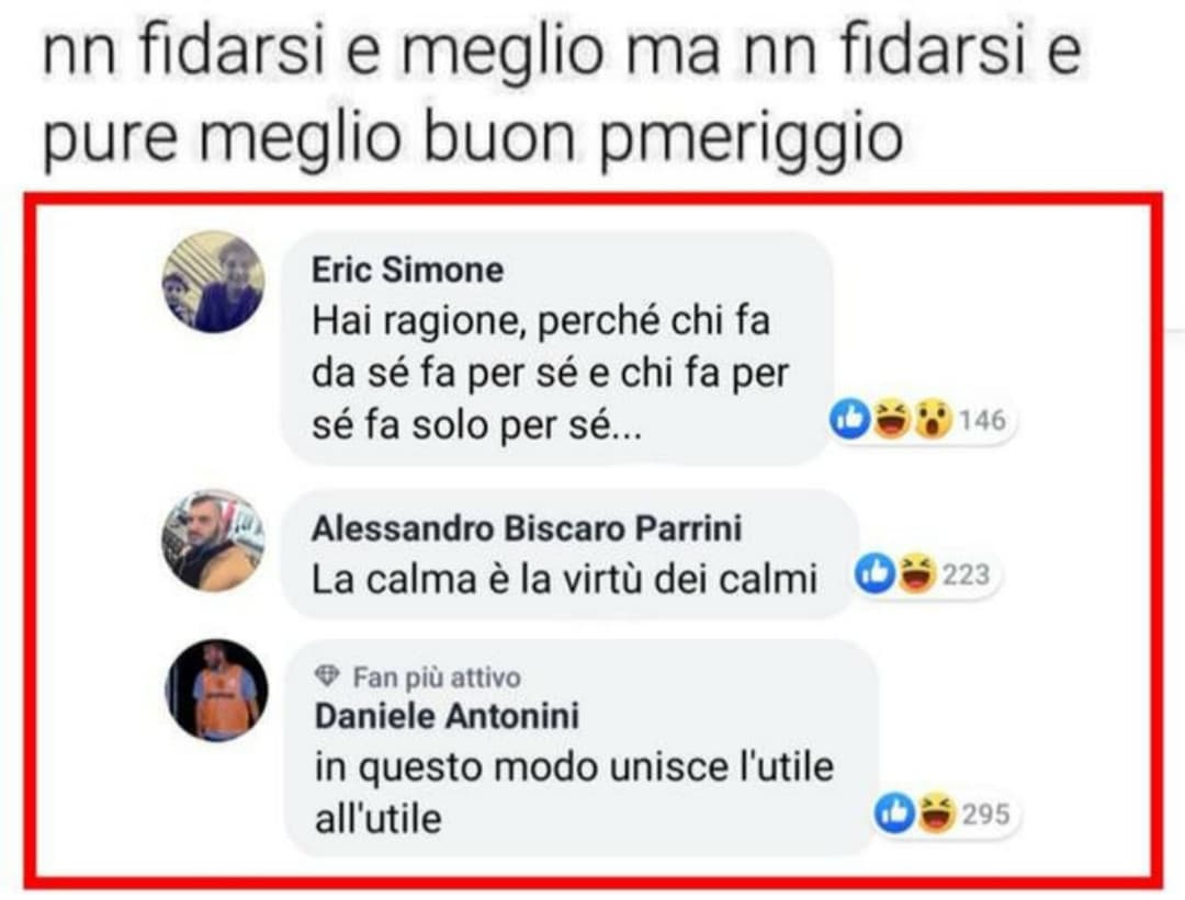 Tutto chiaro ora?