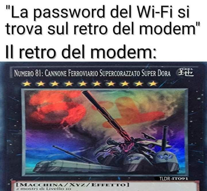 Password del wifi e... urinare con stile