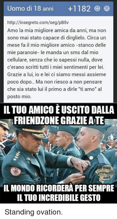 Ottimo lavoro, soldato!