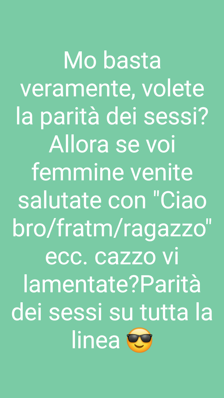 Fra gli stati dei miei contatti di Whatsapp. Ahhahaahahaha