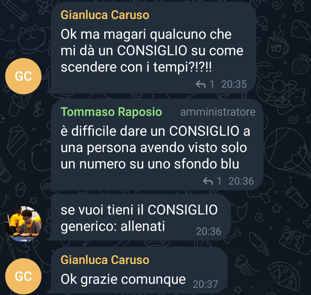 Vuole un CONSIGLIO