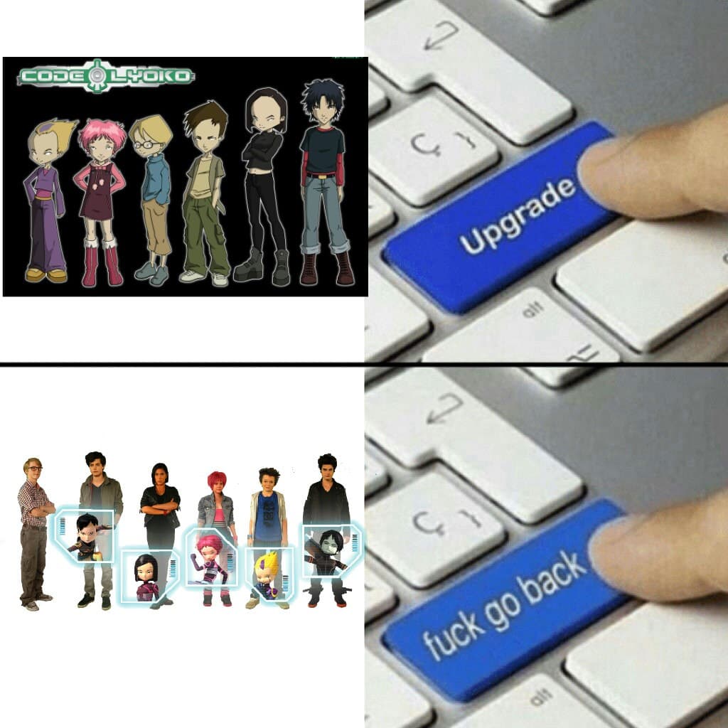 Code lyoko normale o evolution E perché tutti la serie canon? 