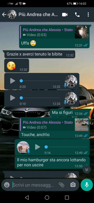 l'ultimo messagio è cringissimo ,ma allo stesso tempo cute ? 