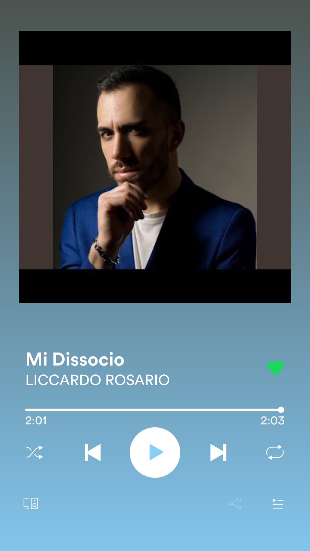 Questa canzone a quel qualcosa di strano... e mi piace