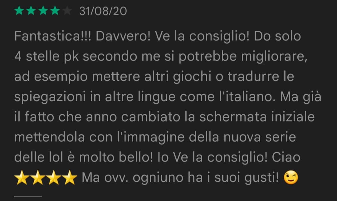 Le recensioni 