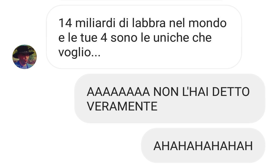 L'ha detto veramente. 