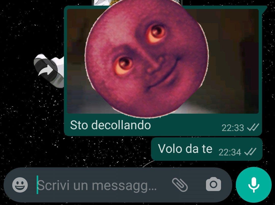 Era una gif dove faccio l'elicottero. Trovate una persona più romantica di me