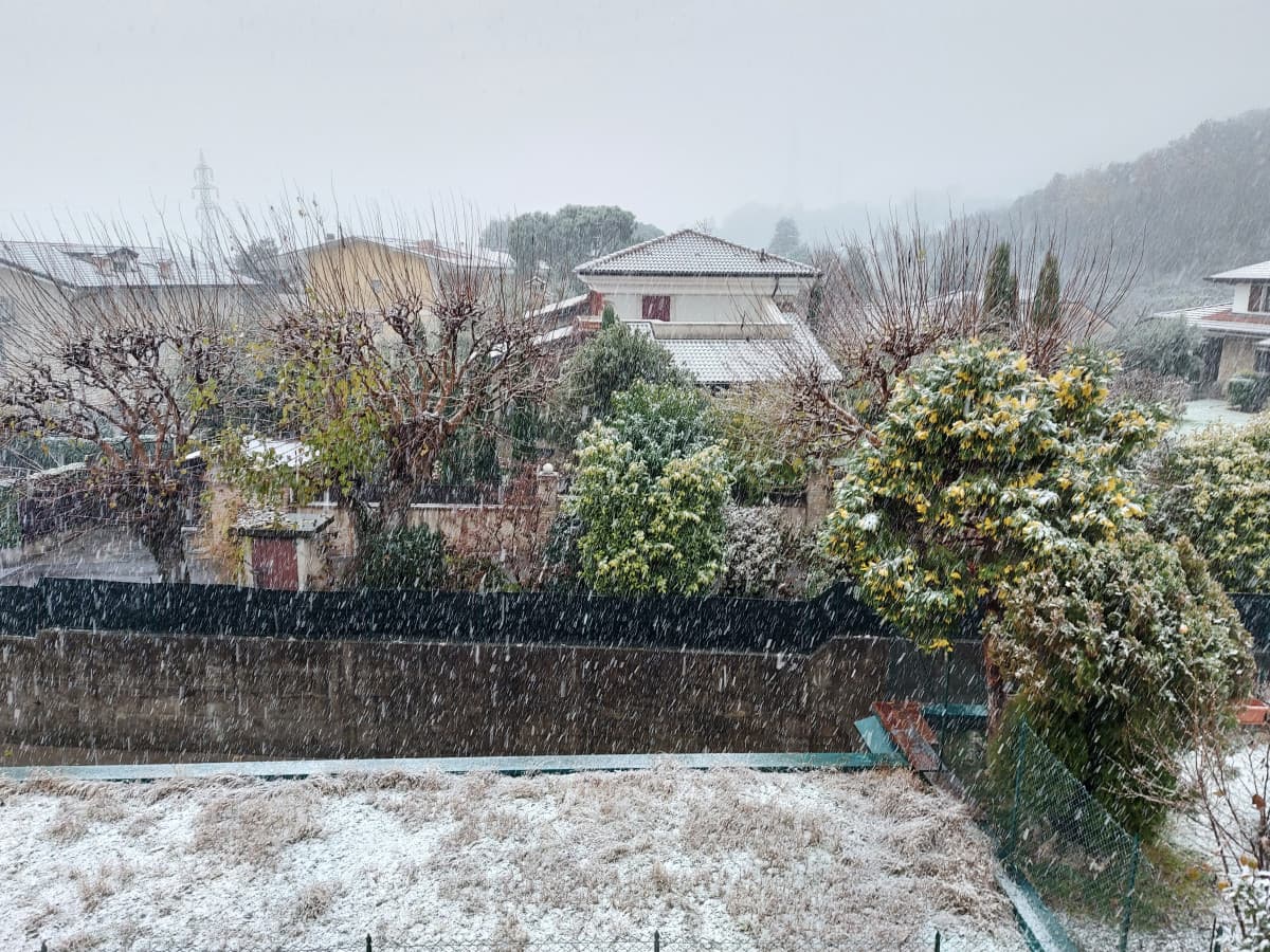 Che dire ragazzi, dalle 9 alle 10 ha nevicato un po', ma poi ha smesso e quindi, nonostante avessi la finestra vicino alla scrivania, per le due ore successive non ho più guardato fuori (anche perché ero in videolezione) e niente ora guardo e sta nevicando